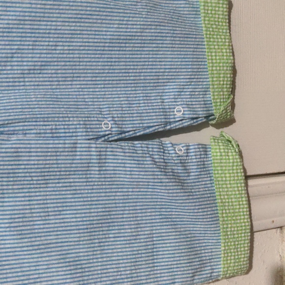 Mud Pie Baby Boy Blue Striped Gator Longall. Size 2T-3T NWT - Picture 4 of 7